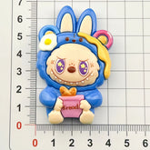 DIY Pajamas Plush Charms Accessories – Customizable Phone Case, Hairpin, Fridge Magnet & Keychain Set