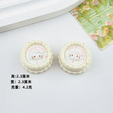 DIY Pig and Cat Sandwich Cookies Charms Accessories – Customizable Phone Case, Hairpin, Fridge Magnet & Keychain Set