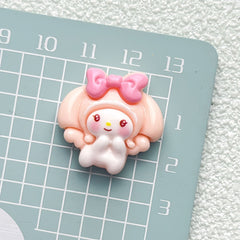 DIY Angel Wings Sanrio Charms Accessories – Customizable Phone Case, Hairpin, Fridge Magnet & Keychain Set