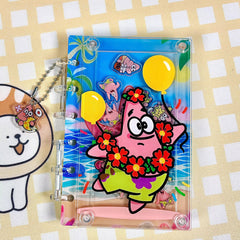 DIY Hula Dance Patrick Star Acrylic Shaky Notebook - Customizable with Trendy & Anime IP Characters