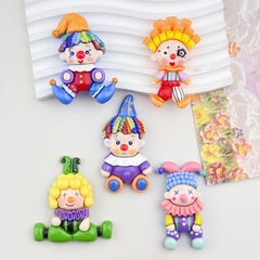 DIY Cute Cartoon Charms Accessories – Customizable Phone Case, Hairpin, Fridge Magnet & Keychain Set