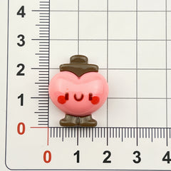 DIY Love Candy Bear Charms Accessories – Customizable Phone Case, Hairpin, Fridge Magnet & Keychain Set