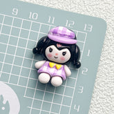 DIY Plaid Skirt by Little Ou Charms Accessories – Customizable Phone Case, Hairpin, Fridge Magnet & Keychain Set