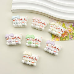 DIY Baby Bottle Bear Charms Accessories – Customizable Phone Case, Hairpin, Fridge Magnet & Keychain Set