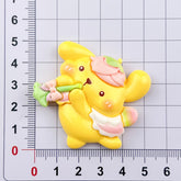 DIY Music Sanrio Charms Accessories – Customizable Phone Case, Hairpin, Fridge Magnet & Keychain Set