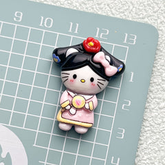 DIY Palace Sanrio Charms Accessories – Customizable Phone Case, Hairpin, Fridge Magnet & Keychain Set