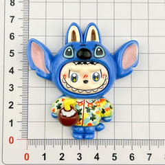 DIY Ctue Cartoon Charms Accessories – Customizable Phone Case, Hairpin, Fridge Magnet & Keychain Set