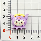 DIY Fat Head Little Ou Charms Accessories – Customizable Phone Case, Hairpin, Fridge Magnet & Keychain Set