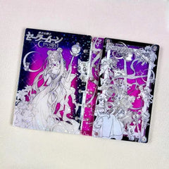 DIY Purple Sailor Moon Acrylic Shaky Notebook - Customizable with Trendy & Anime IP Characters