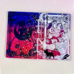 DIY White Translucent Sailor Guardian Acrylic Shaky Notebook - Customizable with Trendy & Anime IP Characters