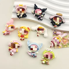 DIY Big Eyed Charms Accessories – Customizable Phone Case, Hairpin, Fridge Magnet & Keychain Set