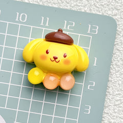 DIY Small luminous Sanrio Charms Accessories – Customizable Phone Case, Hairpin, Fridge Magnet & Keychain Set