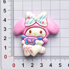 DIY Cartoon Charms Accessories – Customizable Phone Case, Hairpin, Fridge Magnet & Keychain Set