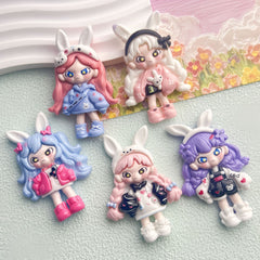 DIY Glossy5Girls Charms Accessories – Customizable Phone Case, Hairpin, Fridge Magnet & Keychain Set