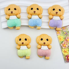 DIY Cartoon Multicolor Plush Bear Charms Accessories – Customizable Phone Case, Hairpin, Fridge Magnet & Keychain Set