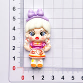 DIY Kids Wearing Duck Hats Charms Accessories – Customizable Phone Case, Hairpin, Fridge Magnet & Keychain Set