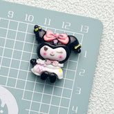 DIY Cute Animal Cartoon Charms Accessories – Customizable Phone Case, Hairpin, Fridge Magnet & Keychain Set