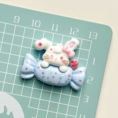DIY Kitten Charms Accessories – Customizable Phone Case, Hairpin, Fridge Magnet & Keychain Set