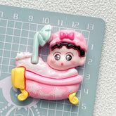 DIY Little New Charms Accessories – Customizable Phone Case, Hairpin, Fridge Magnet & Keychain Set