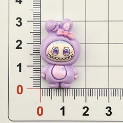 DIY Funny Figurine Charms Accessories – Customizable Phone Case, Hairpin, Fridge Magnet & Keychain Set