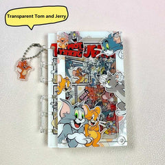DIY Transparent Tom and Jerry Acrylic Shaky Notebook - Customizable with Trendy & Anime IP Characters