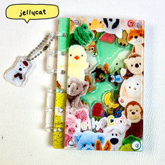 DIY Jellycat Acrylic Shaky Notebook - Customizable with Trendy & Anime IP Characters