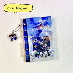 DIY Conan Edogawa Acrylic Shaky Notebook - Customizable with Trendy & Anime IP Characters