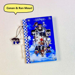 DIY Conan & Ran Mouri Acrylic Shaky Notebook - Customizable with Trendy & Anime IP Characters