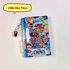 DIY Chibi One Piece Acrylic Shaky Notebook - Customizable with Trendy & Anime IP Characters