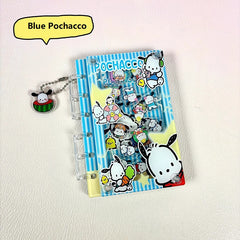 DIY Blue Pochacco Acrylic Shaky Notebook - Customizable with Trendy & Anime IP Characters