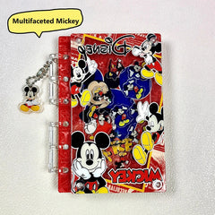 DIY Multifaceted Mickey Acrylic Shaky Notebook - Customizable with Trendy & Anime IP Characters