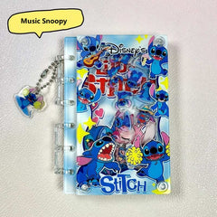 DIY Music Snoopy Acrylic Shaky Notebook - Customizable with Trendy & Anime IP Characters
