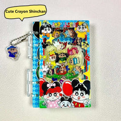 DIY Cute Crayon Shinchan Acrylic Shaky Notebook - Customizable with Trendy & Anime IP Characters