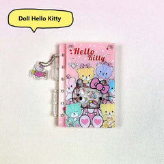 DIY Doll Kitty Acrylic Shaky Notebook - Customizable with Trendy & Anime IP Characters