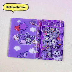 DIY Balloon Kuromi Acrylic Shaky Notebook - Customizable with Trendy & Anime IP Characters