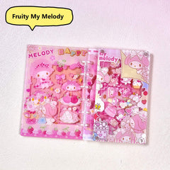 DIY Fruity My Melody Acrylic Shaky Notebook - Customizable with Trendy & Anime IP Characters