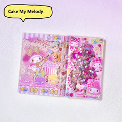 DIY Cake My Melody Acrylic Shaky Notebook - Customizable with Trendy & Anime IP Characters