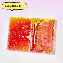 DIY Spring Hello Kitty Acrylic Shaky Notebook - Customizable with Trendy & Anime IP Characters