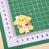 DIY Cartoon Glossy Sanrio Charms Accessories – Customizable Phone Case, Hairpin, Fridge Magnet & Keychain Set