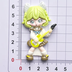 DIY Daka Beautiful Girl Charms Accessories – Customizable Phone Case, Hairpin, Fridge Magnet & Keychain Set