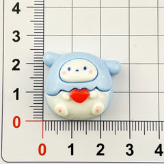 DIY Fat Love Sanrio Charms Accessories – Customizable Phone Case, Hairpin, Fridge Magnet & Keychain Set