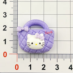 DIY KT Cat Bag Charms Accessories – Customizable Phone Case, Hairpin, Fridge Magnet & Keychain Set