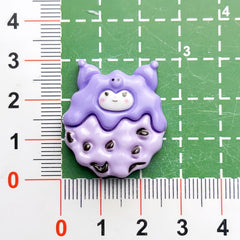 DIY Cookies Sanrio Charms Accessories – Customizable Phone Case, Hairpin, Fridge Magnet & Keychain Set