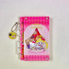 DIY Red Sailor Moon Acrylic Shaky Notebook - Customizable with Trendy & Anime IP Characters
