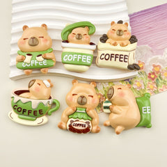 DIY Character Plate Cap Charms Accessories – Customizable Phone Case, Hairpin, Fridge Magnet & Keychain Set