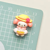 DIY Camping Sanrio Charms Accessories – Customizable Phone Case, Hairpin, Fridge Magnet & Keychain Set