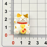 DIY Cute Lucky Cat Charms Accessories – Customizable Phone Case, Hairpin, Fridge Magnet & Keychain Set