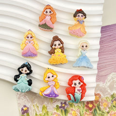 DIY Mermaid Princess Charms Accessories – Customizable Phone Case, Hairpin, Fridge Magnet & Keychain Set