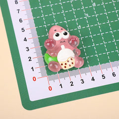 DIY Glow In The Dark Patrick Star SpongeBobCharms Accessories – Customizable Phone Case, Hairpin, Fridge Magnet & Keychain Set