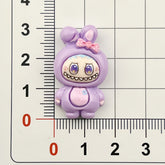 DIY Funny Figurine Charms Accessories – Customizable Phone Case, Hairpin, Fridge Magnet & Keychain Set